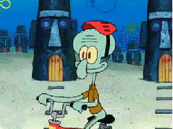 Where Squidward was once happy…